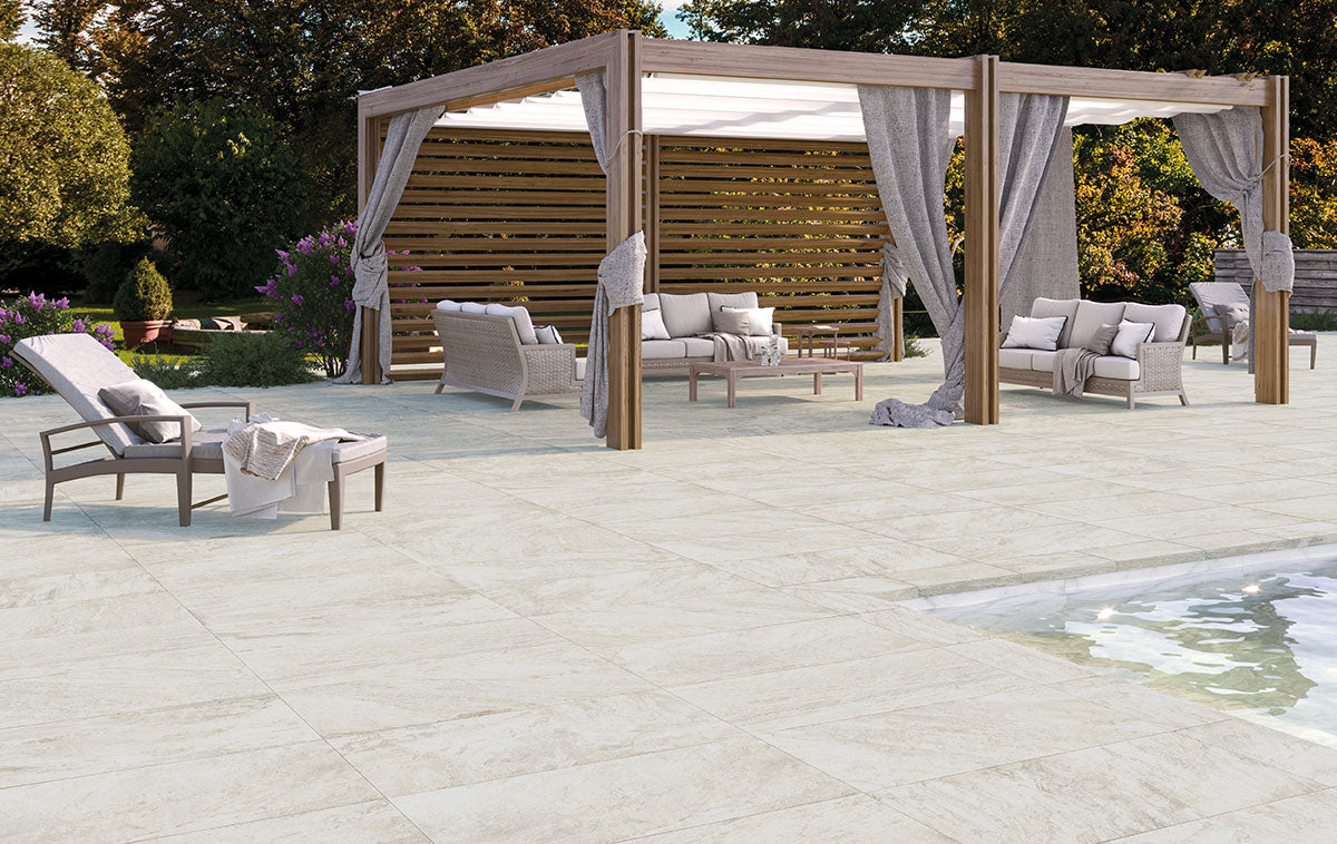 LEGIONS QUARTZ WHITE 24X48 Floor or Wall Tile - Shop at Home Craft Studio - 8