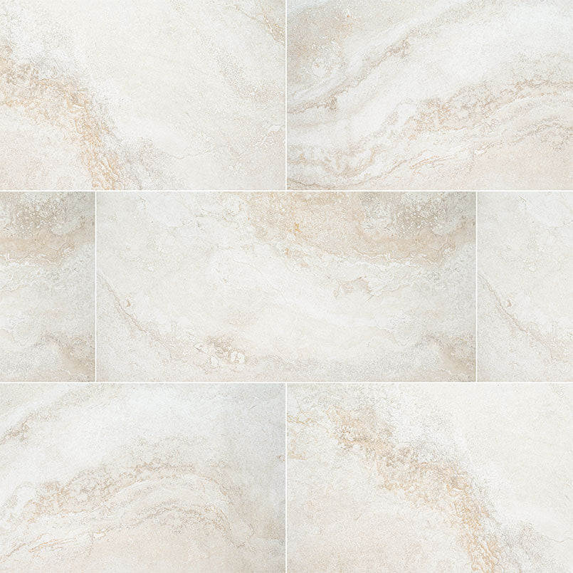 LIVINGSTYLE TRAVERTINO 24X24 MATTE Floor or Wall Tile - Shop at Home Craft Studio - 2