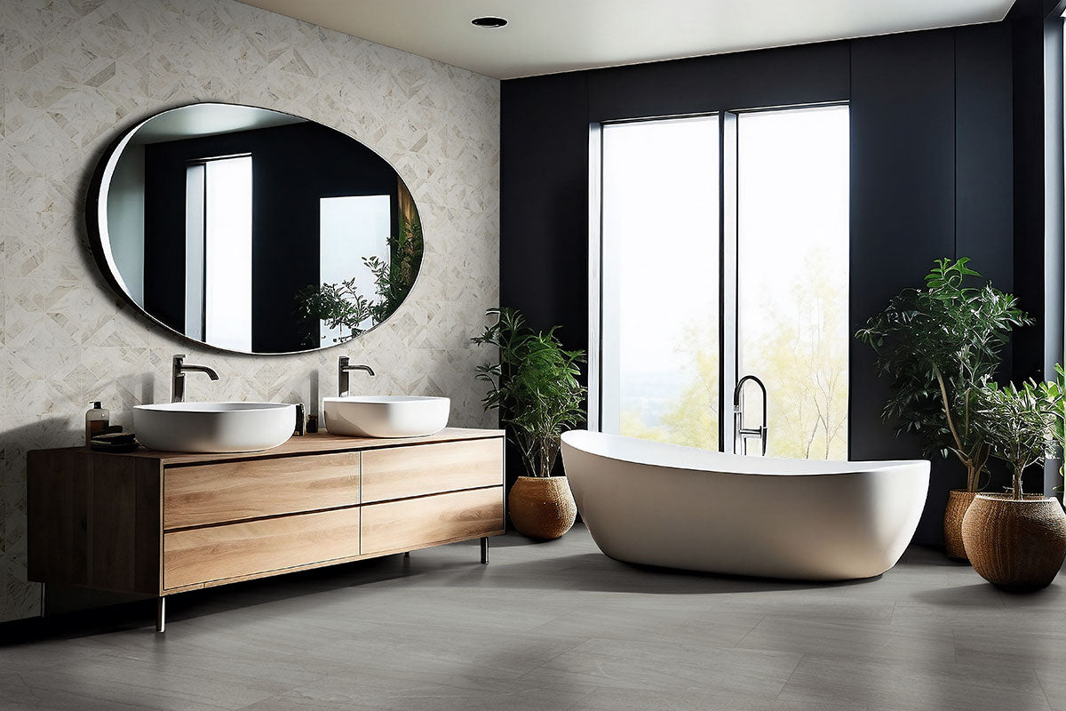 MALAHARI GREIGE 24X48 LAPATO 3D Floor or Wall Tile, Bullnose, Mosaic - Shop at Home Craft Studio - 13