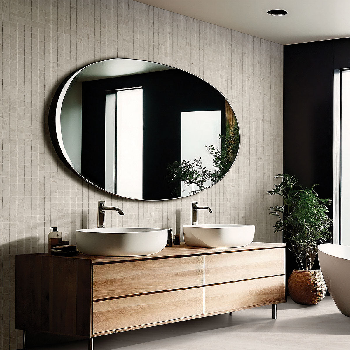 MALAHARI WHITE 24X48 LAPATO 3D Floor or Wall Tile, Mosaic, Bullnose - Shop at Home Craft Studio - 5