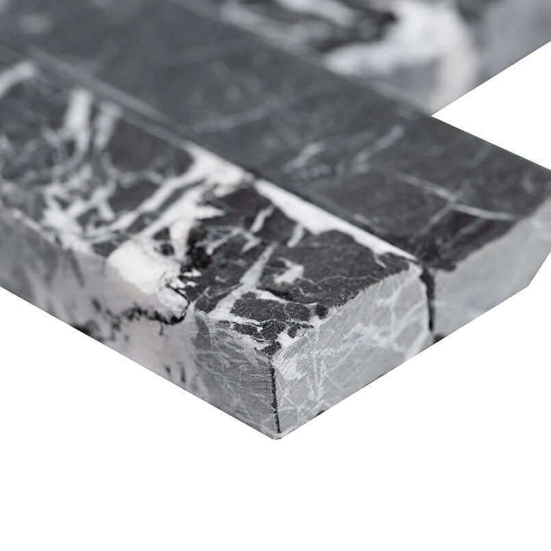 MARQUINA NERO SPLITFACE 6X24 PANEL Wall Tile - Shop at Home Craft Studio - 3