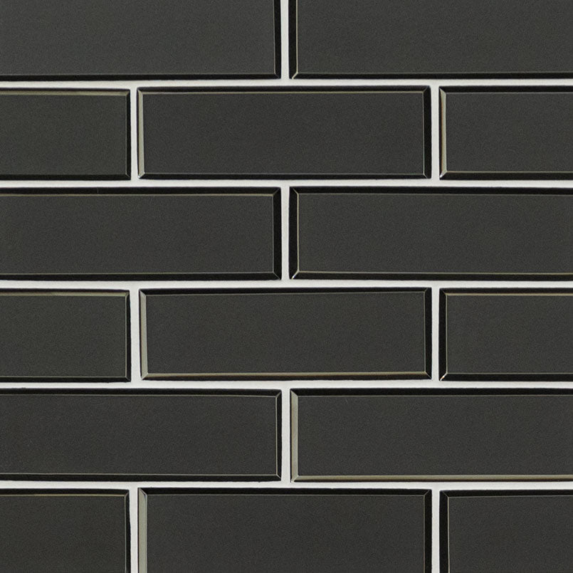 METALLIC GRAY BEVEL SUBWAY Wall Tile - Shop at Home Craft Studio - 1