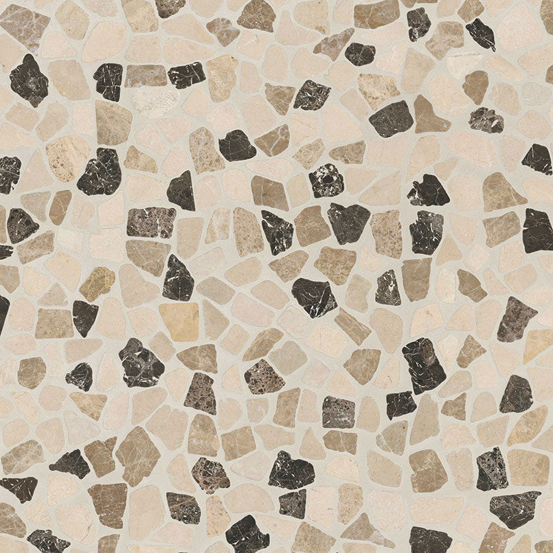 MIX MARBLE PEBBLES MESH BACKED Mosaic - Shop at Home Craft Studio - 3
