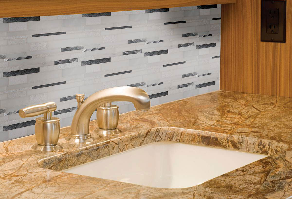 MODERNO BLANCO INTERLOCKING Mosaic, Floor or Wall Tile - Shop at Home Craft Studio - 4