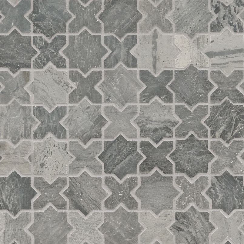 MONTAGUE BLUE OAK PAT POL Floor or Wall Tile, Mosaic - Shop at Home Craft Studio - 1