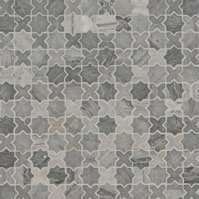 MONTAGUE BLUE OAK PAT POL Floor or Wall Tile, Mosaic - Shop at Home Craft Studio - 4