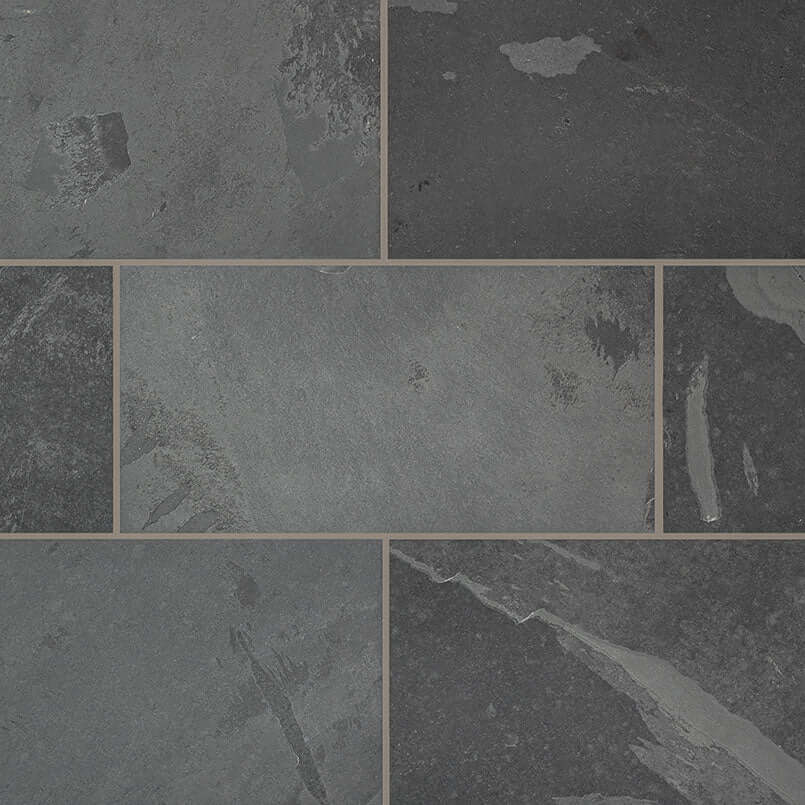 MONTAUK BLACK 12X24 Slate Tile - Shop at Home Craft Studio - 1