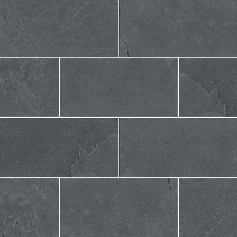 MONTAUK BLACK 3X6 Slate Tile - Shop at Home Craft Studio - 1