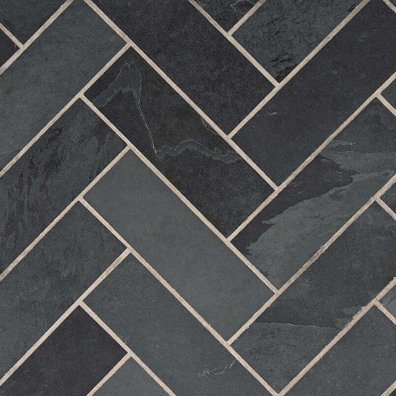 MONTAUK BLACK 4X12 Slate Tile - Shop at Home Craft Studio - 1