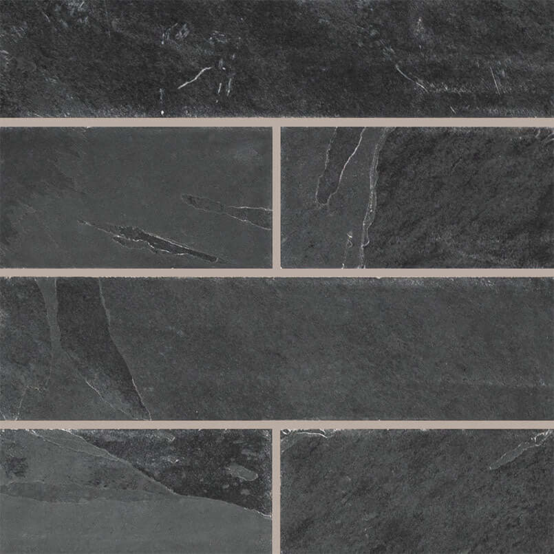 MONTAUK BLACK 6X24 Slate Tile - Shop at Home Craft Studio - 1