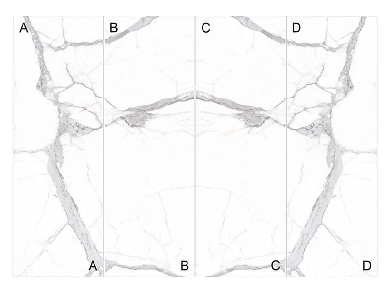 MONTBLANC STATUARIO 31.5X94.5 9 MM POL Floor or Wall Tile - Shop at Home Craft Studio - 3