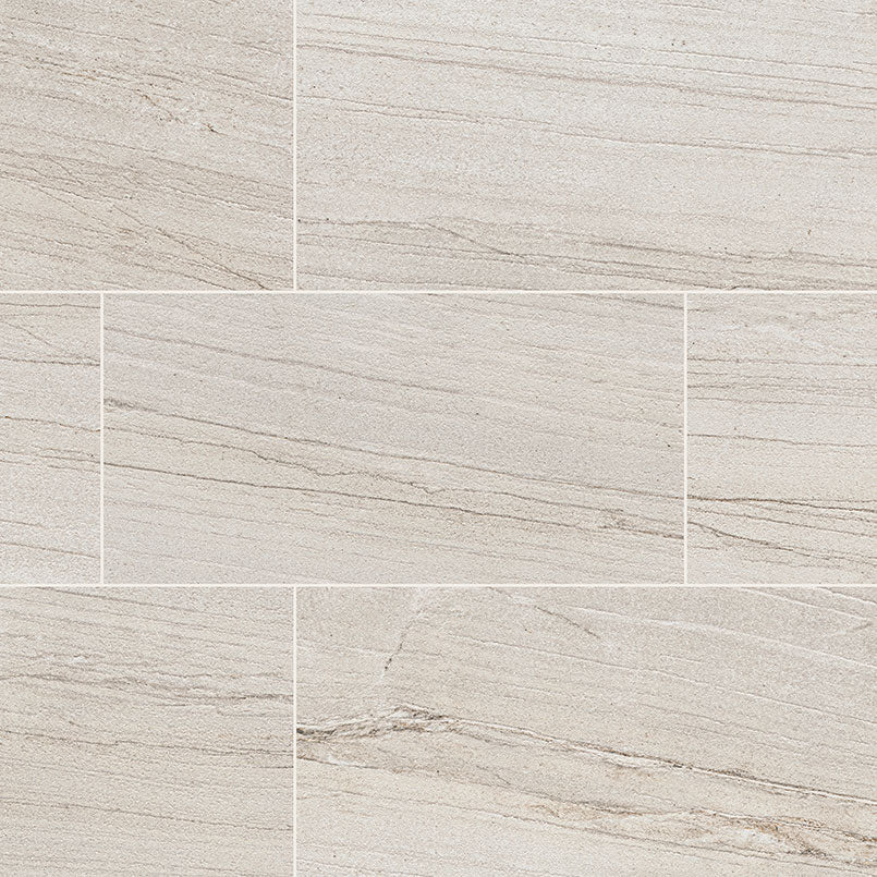 Malahari White 24X48 Lapato 3D Floor or Wall Tile, Mosaic, Bullnose - Shop at Home Craft Studio - 11