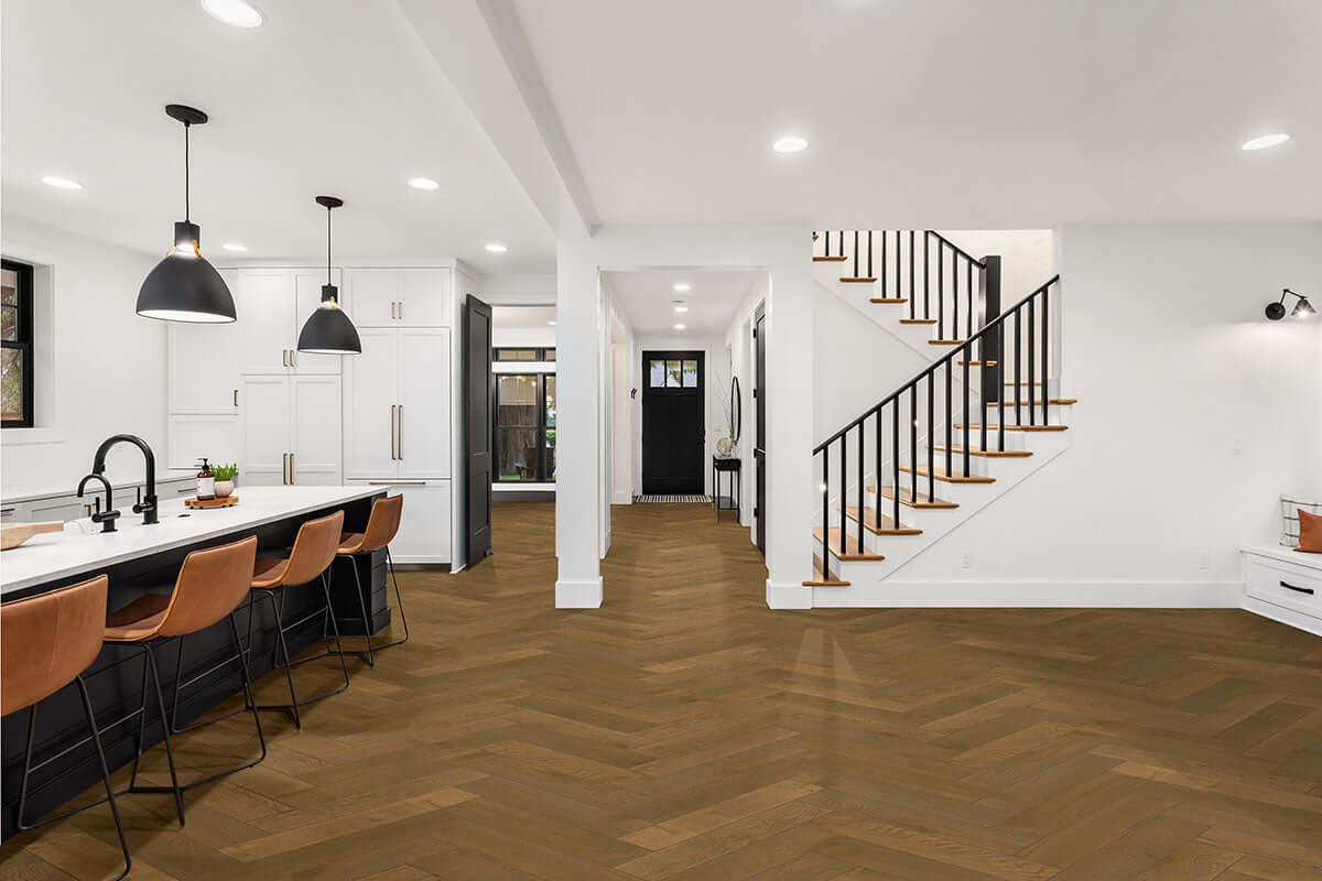 McCarran Herringbone Wayland Flooring - Shop at Home Craft Studio - 6
