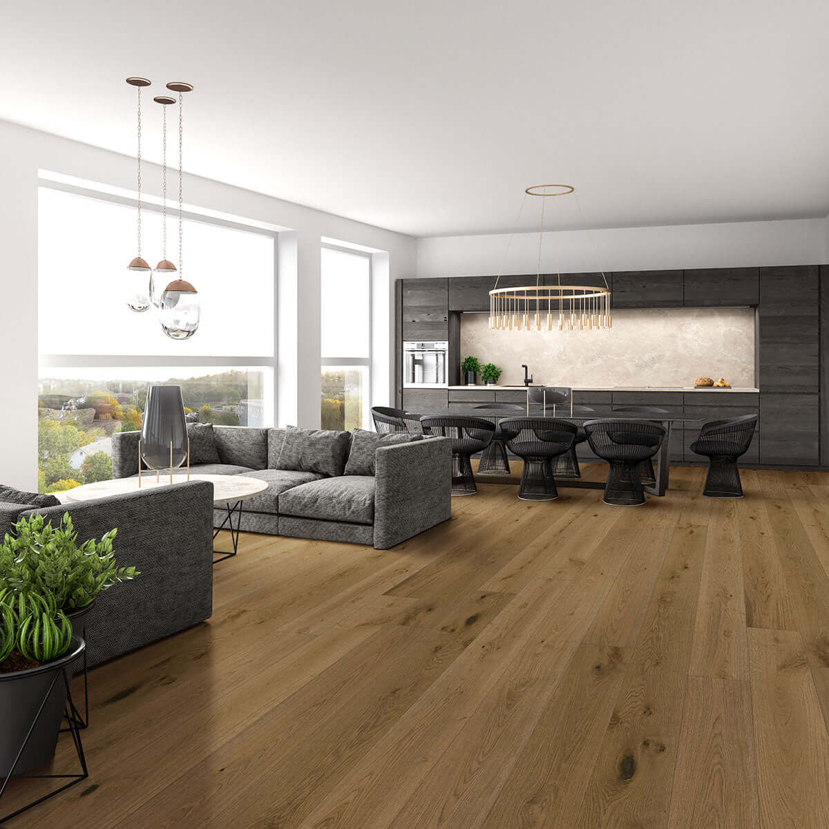 McCarran Leander Oak Engineered Hardwood Flooring Engineered Hardwood Flooring - Shop at Home Craft Studio - 9