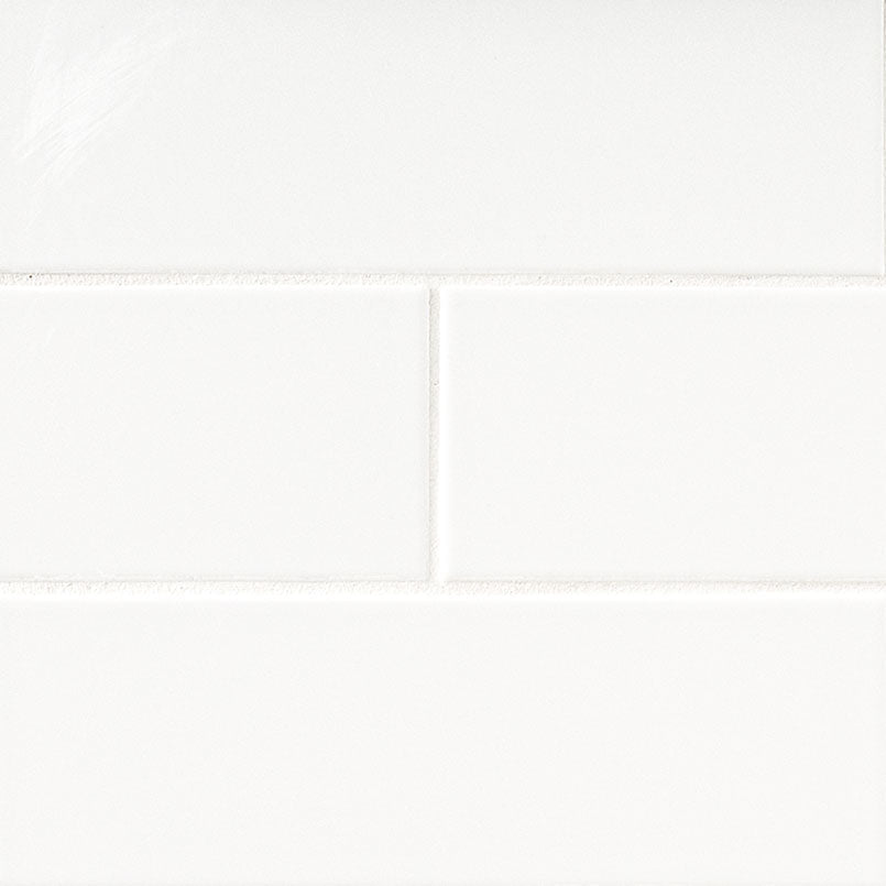 Metro White 2X8 Single Bullnose Glossy Wall Tile - Shop at Home Craft Studio - 13