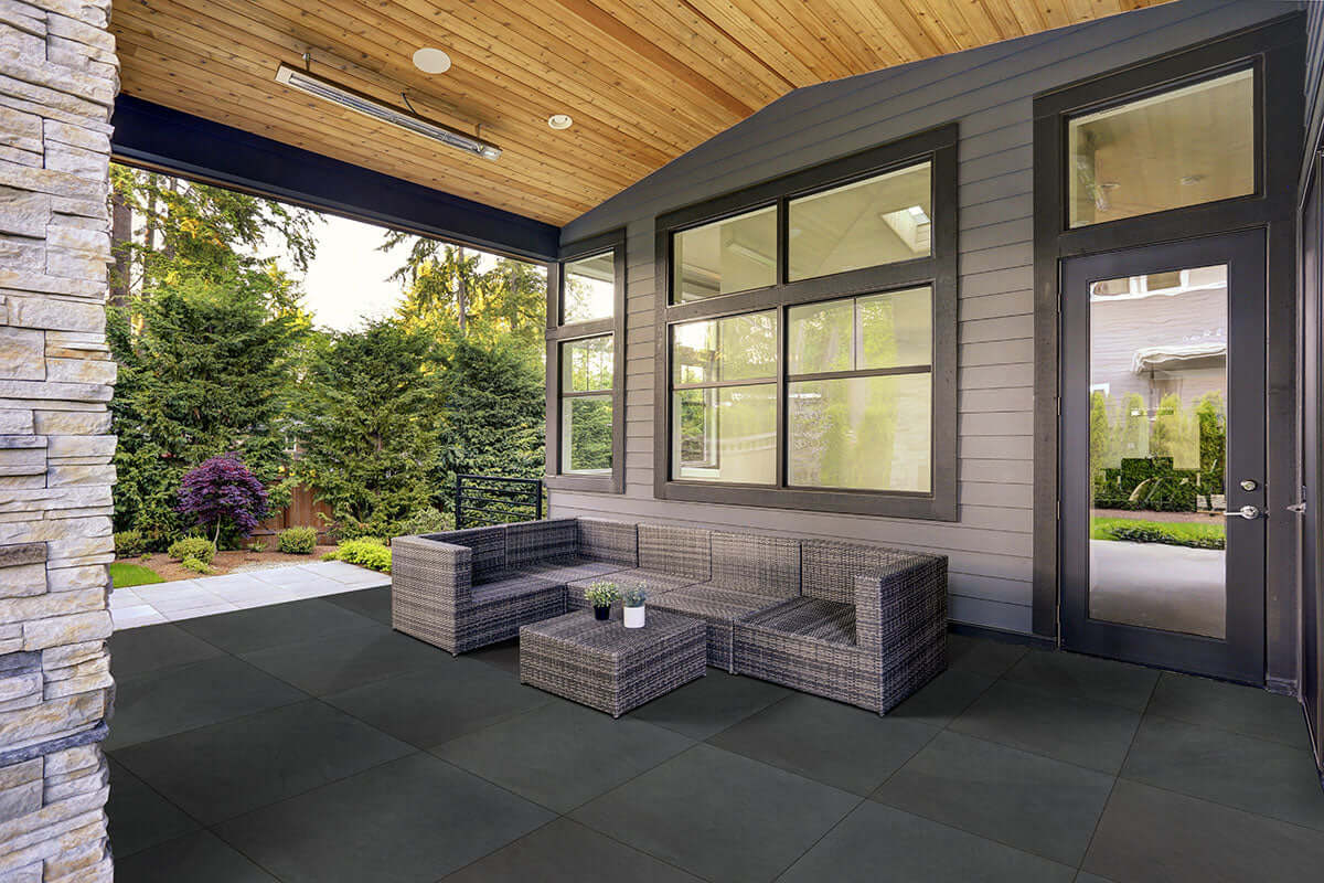 Montauk Black 12X12 Honed Slate Tile - Shop at Home Craft Studio - 23