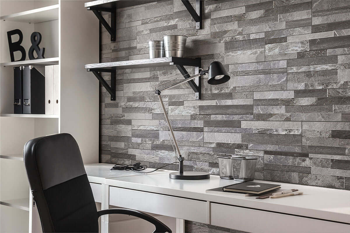 PALISADE GREY PANEL Floor or Wall Tile - Shop at Home Craft Studio - 2