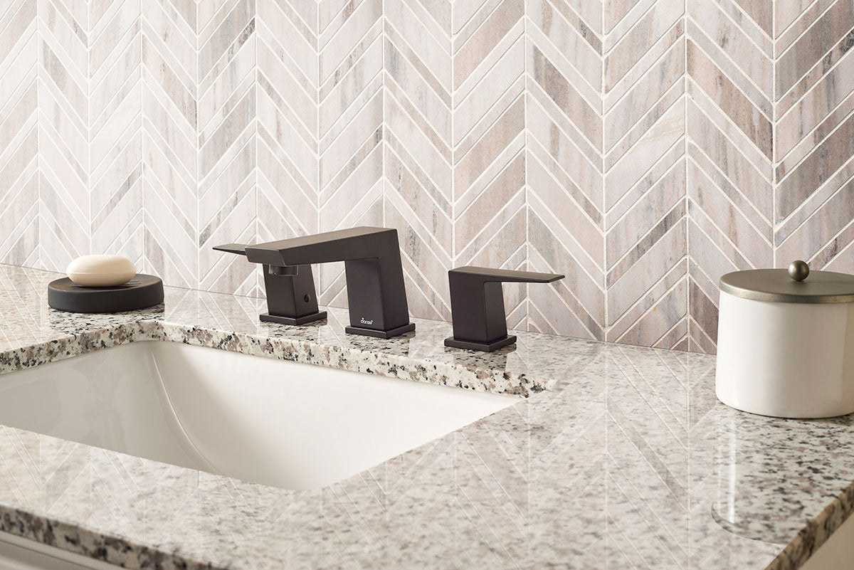 PALISANDRO CHEVRON Floor or Wall Tile, Mosaic - Shop at Home Craft Studio - 3