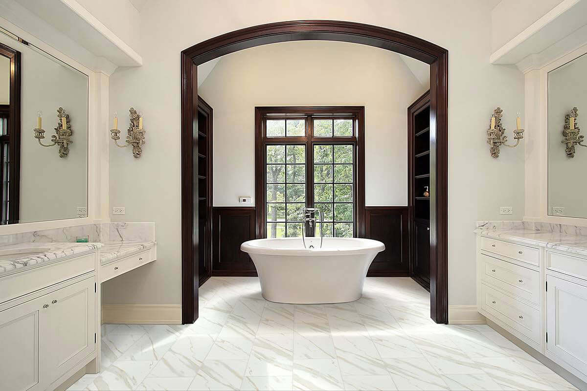 PIETRA CALACATTA 12X24 POLISHED Floor or Wall Tile - Shop at Home Craft Studio - 8