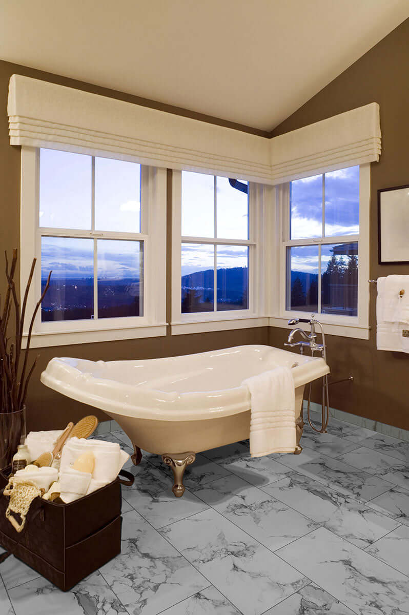 PIETRA STATUARIO 12X24 POLISHED Floor or Wall Tile - Shop at Home Craft Studio - 9