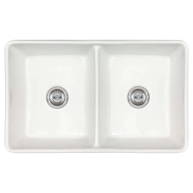PORCELAIN FIRECLAY FARMHOUSE WITH APRON DB WHITE-3220 Floor or Wall Tile - Shop at Home Craft Studio - 4