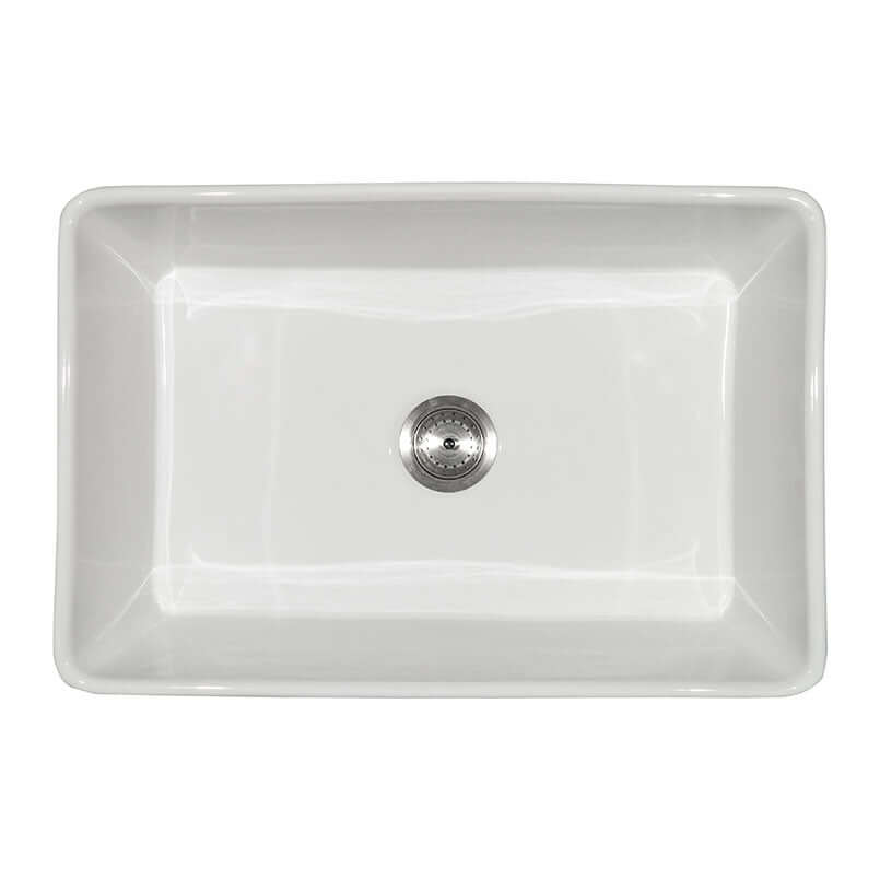 PORCELAIN FIRECLAY FARMHOUSE WITH APRON SB WHITE-3020 Sink - Shop at Home Craft Studio - 2
