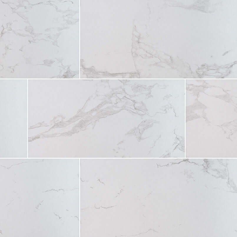 PRAIA CARRARA 12X24 POLISHED Floor or Wall Tile - Shop at Home Craft Studio - 1