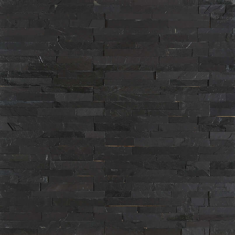 PREMIUM BLACK MINI PANEL Stacked Stone Panels - Shop at Home Craft Studio - 2