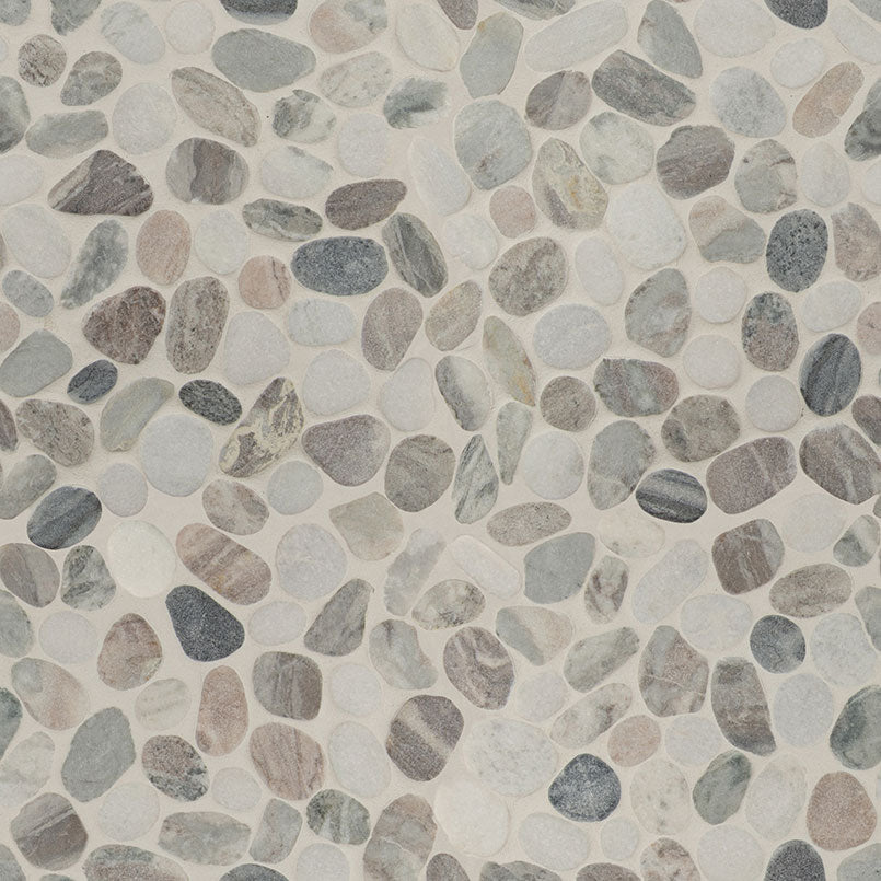 PUEBLA GREIGE PEBBLE Mosaic, Floor or Wall Tile - Shop at Home Craft Studio - 2