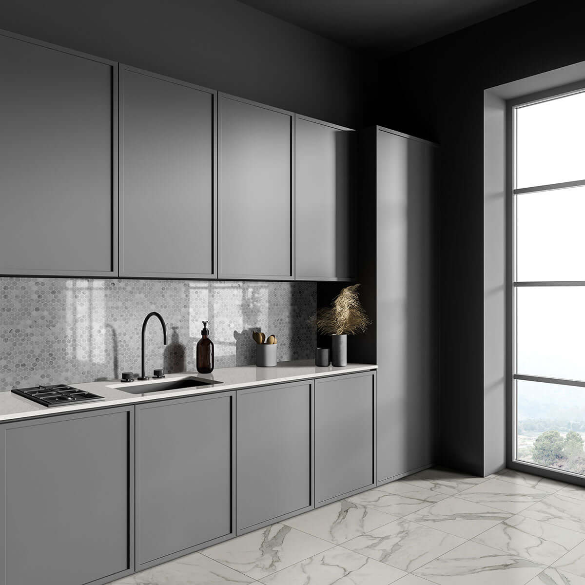 REGALLO CALACATTA ISLA 12X24 MATTE Floor or Wall Tile - Shop at Home Craft Studio - 3