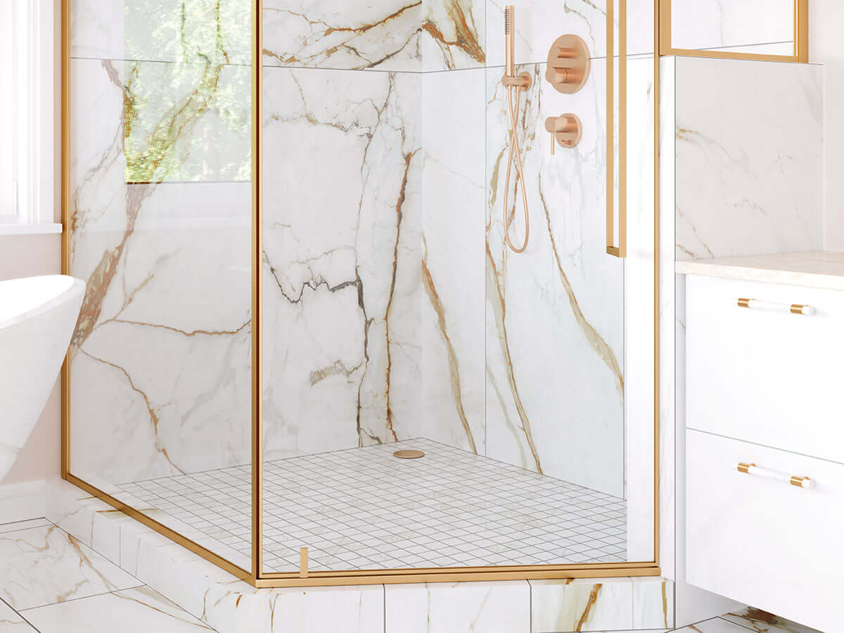 REGALLO CALACATTA MARBELLA 12X24 POLISHED Floor or Wall Tile, Bullnose, Mosaic - Shop at Home Craft Studio - 7