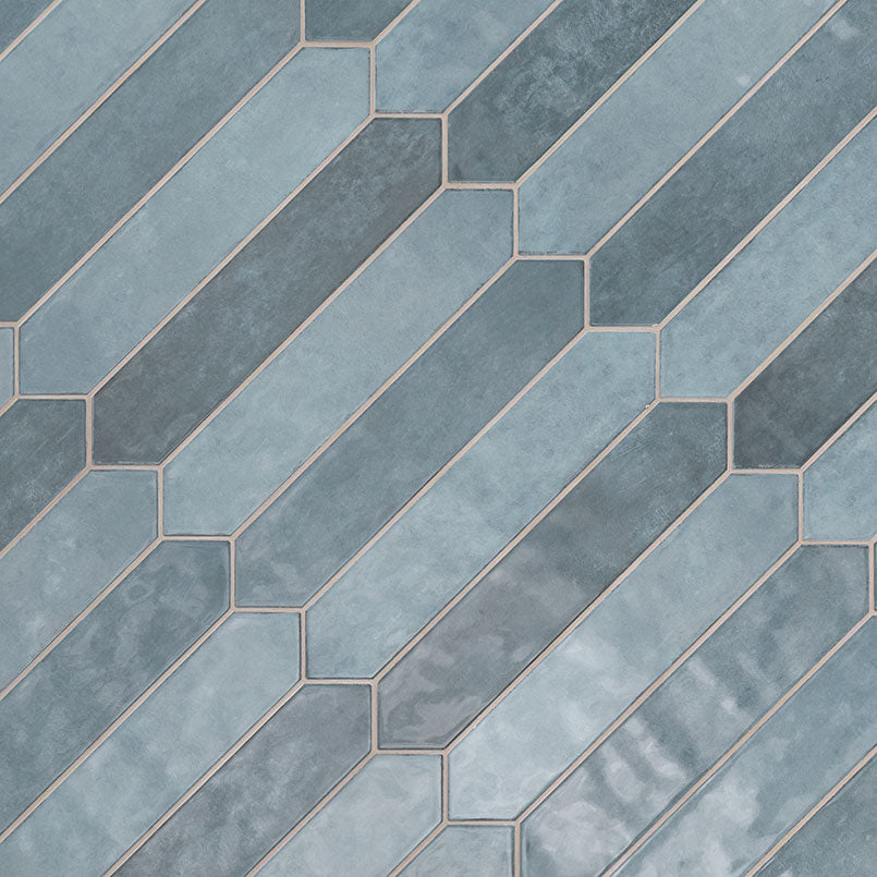 RENZO DENIM PICKETT 2.5X13 GLOSSY Wall Tile - Shop at Home Craft Studio - 2