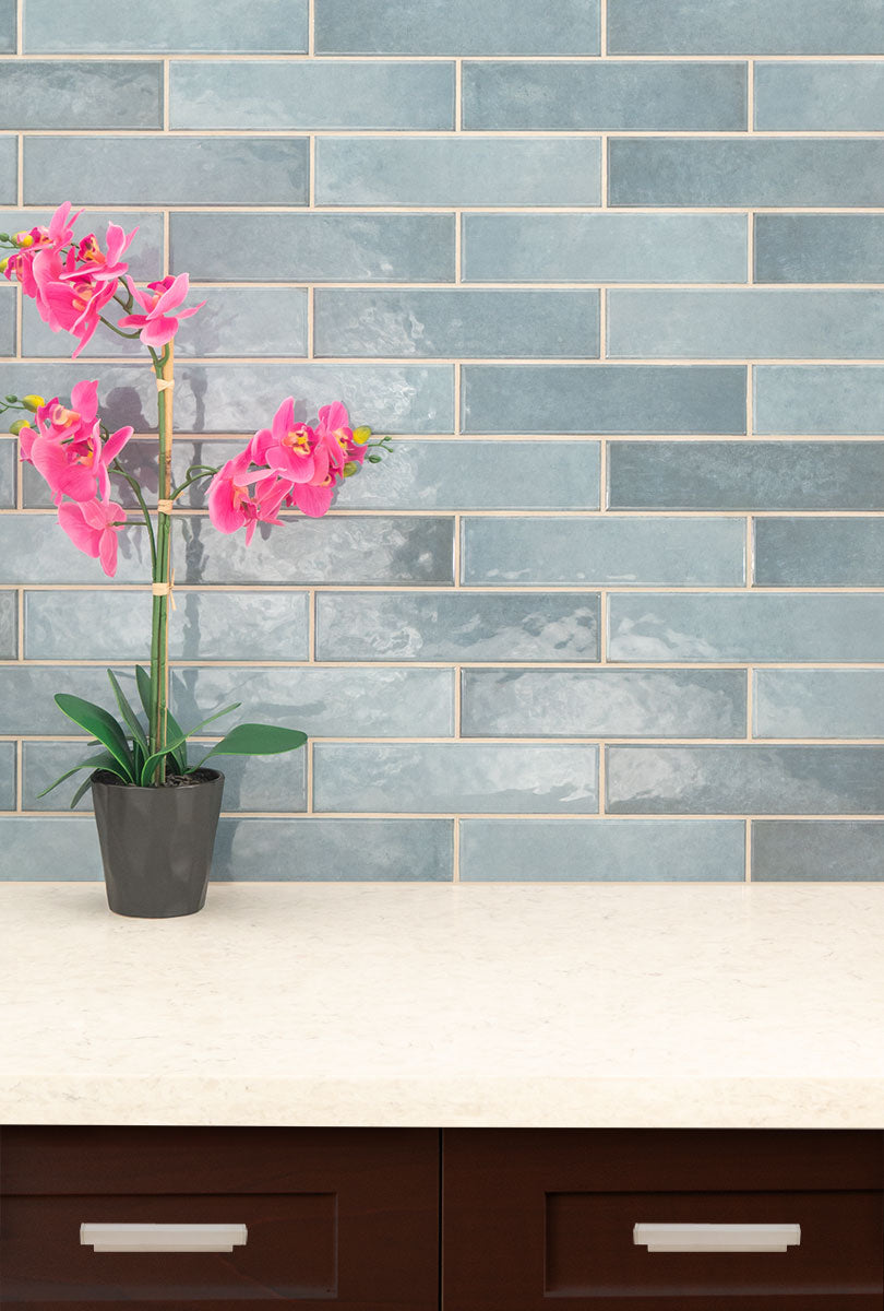 RENZO DENIM PICKETT 2.5X13 GLOSSY Wall Tile - Shop at Home Craft Studio - 6
