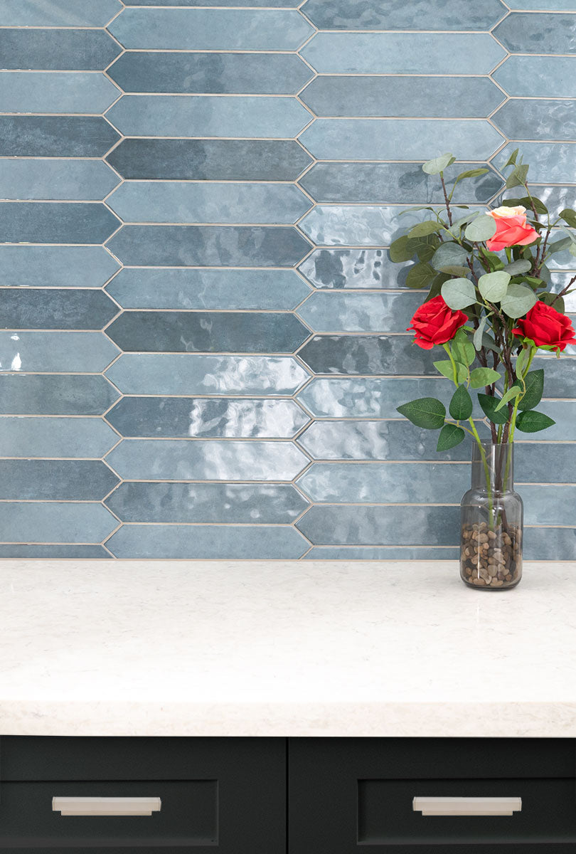 RENZO DENIM PICKETT 2.5X13 GLOSSY Wall Tile - Shop at Home Craft Studio - 8