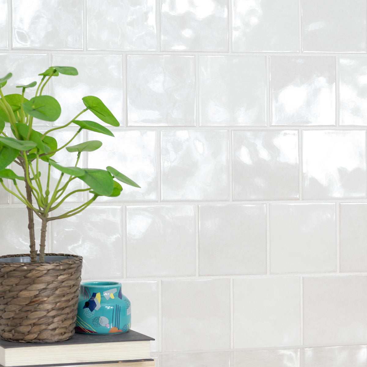 RENZO DOVE 5X5 GLOSSY Ceramic Wall Tile - Shop at Home Craft Studio - 17