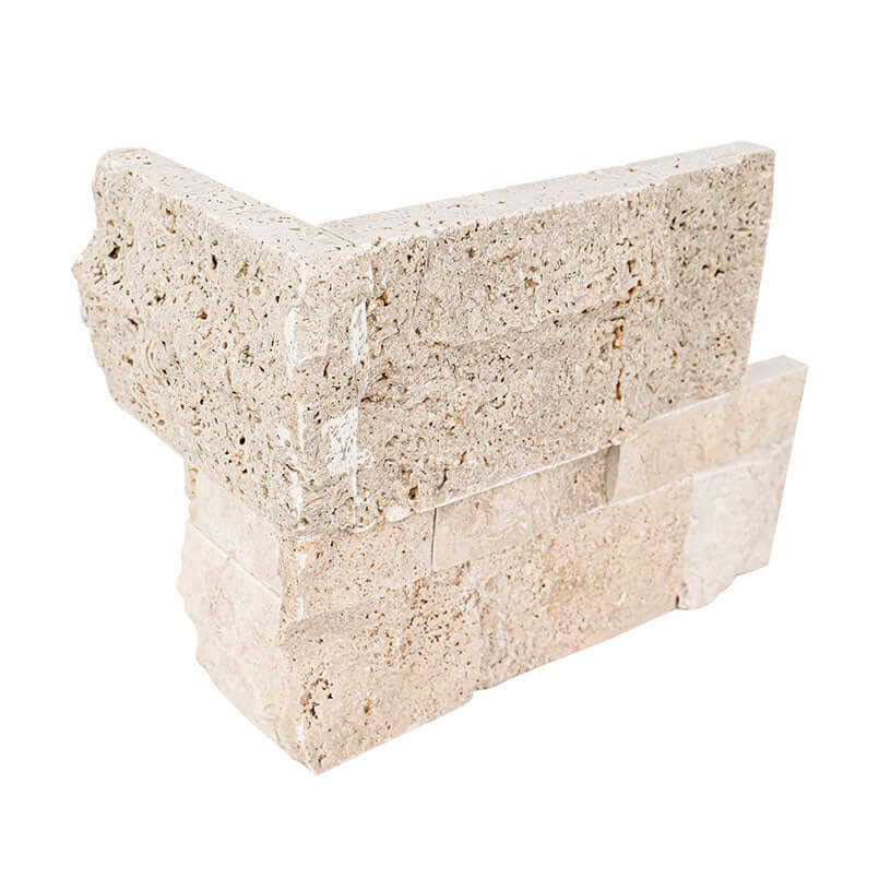 ROMAN BEIGE CORNER"L" PNL Stacked Stone Panels - Shop at Home Craft Studio - 1