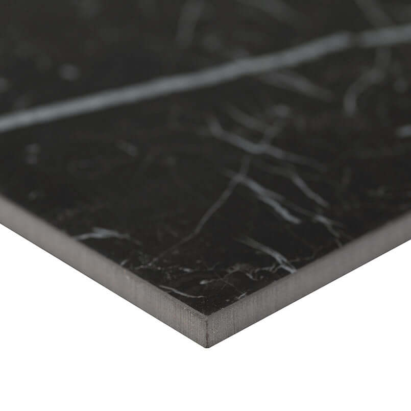 Regallo Marquina Noir 12X24 Polished Floor or Wall Tile - Shop at Home Craft Studio - 2