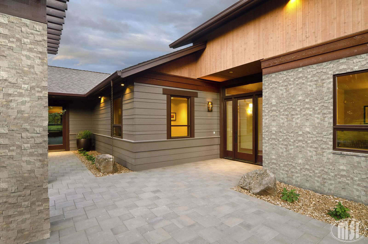 Roman Beige Ledger Corner Stacked Stone Panels - Shop at Home Craft Studio - 9