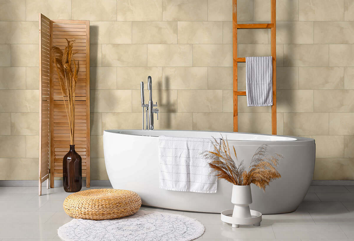 SANDE CREAM 12X24 MATTE Floor or Wall Tile - Shop at Home Craft Studio - 6