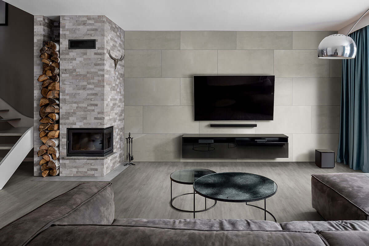 SANDE GREY 12X24 MATTE Floor or Wall Tile - Shop at Home Craft Studio - 9