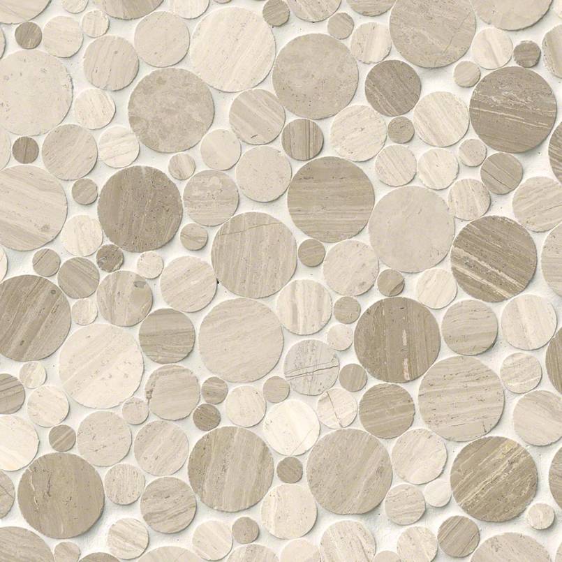SERENITY STONE PEBBLES MESH BACKED Mosaic - Shop at Home Craft Studio - 1