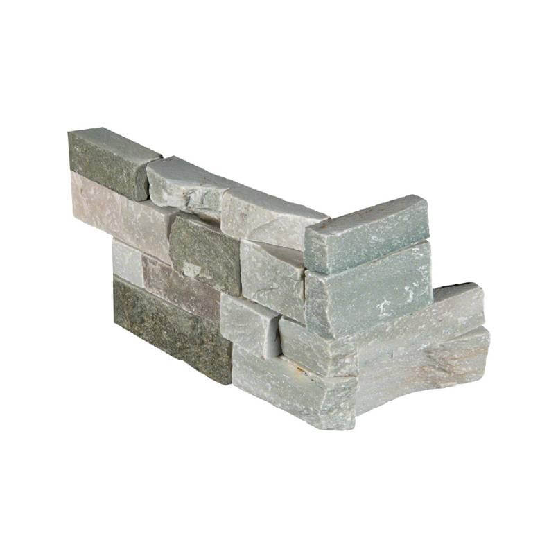 SIERRA BLUE CORNER"L" PNL Stacked Stone Panels - Shop at Home Craft Studio - 1