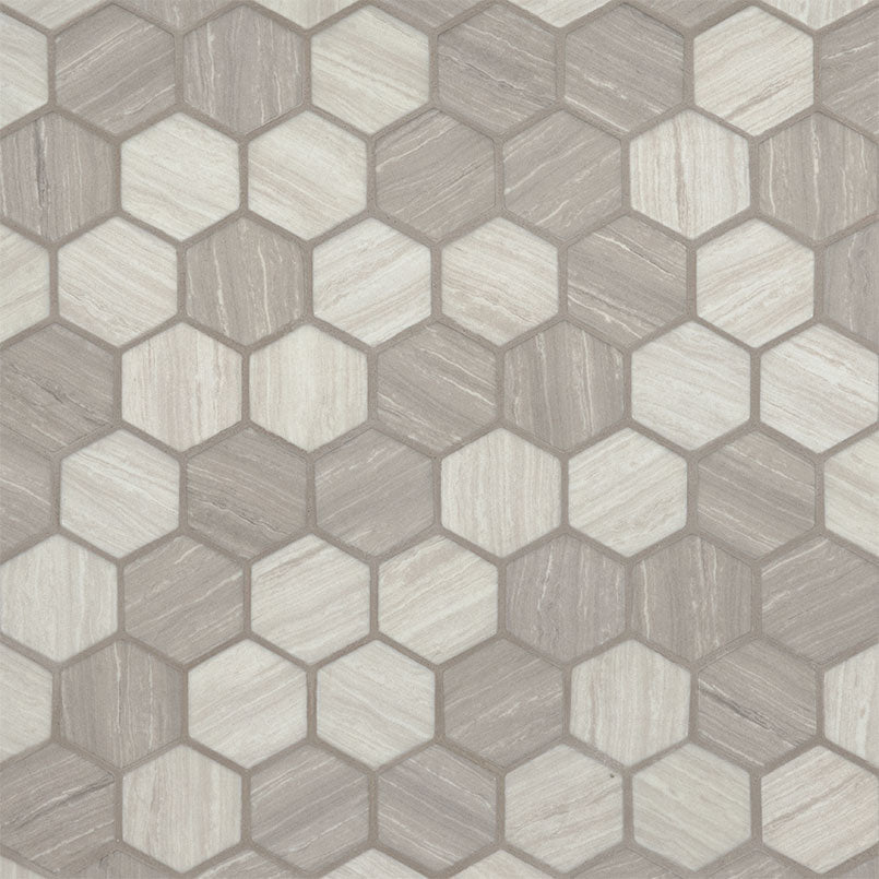 SILVA OAK 2 HEXAGON Mosaic - Shop at Home Craft Studio - 1