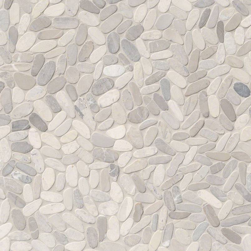 SLICED TRUFFLE PEBBLES MESH BACKED Mosaic, Floor or Wall Tile - Shop at Home Craft Studio - 1