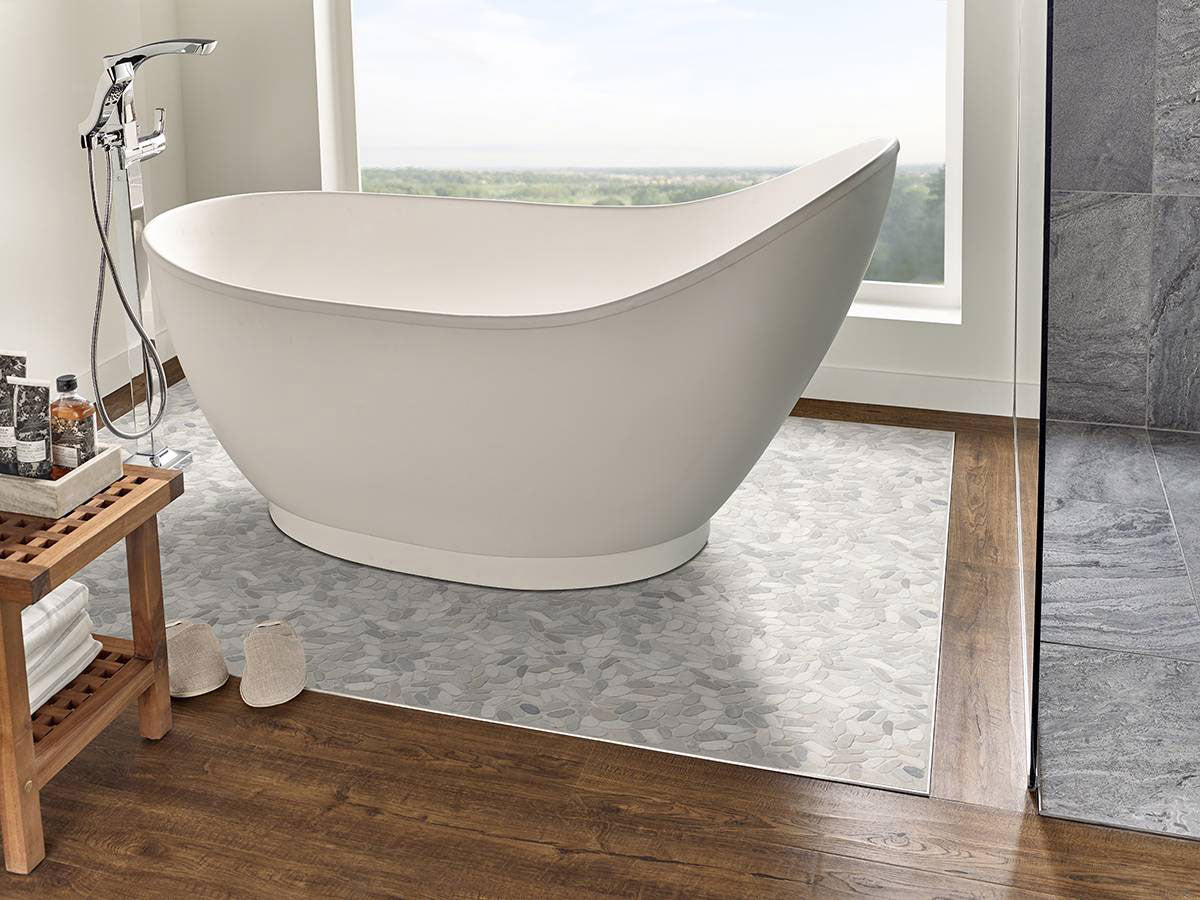 SLICED TRUFFLE PEBBLES MESH BACKED Mosaic, Floor or Wall Tile - Shop at Home Craft Studio - 4