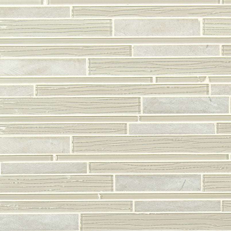 SNOWCAP BLEND INTERLOCKING Wall Tile, Mosaic - Shop at Home Craft Studio - 1