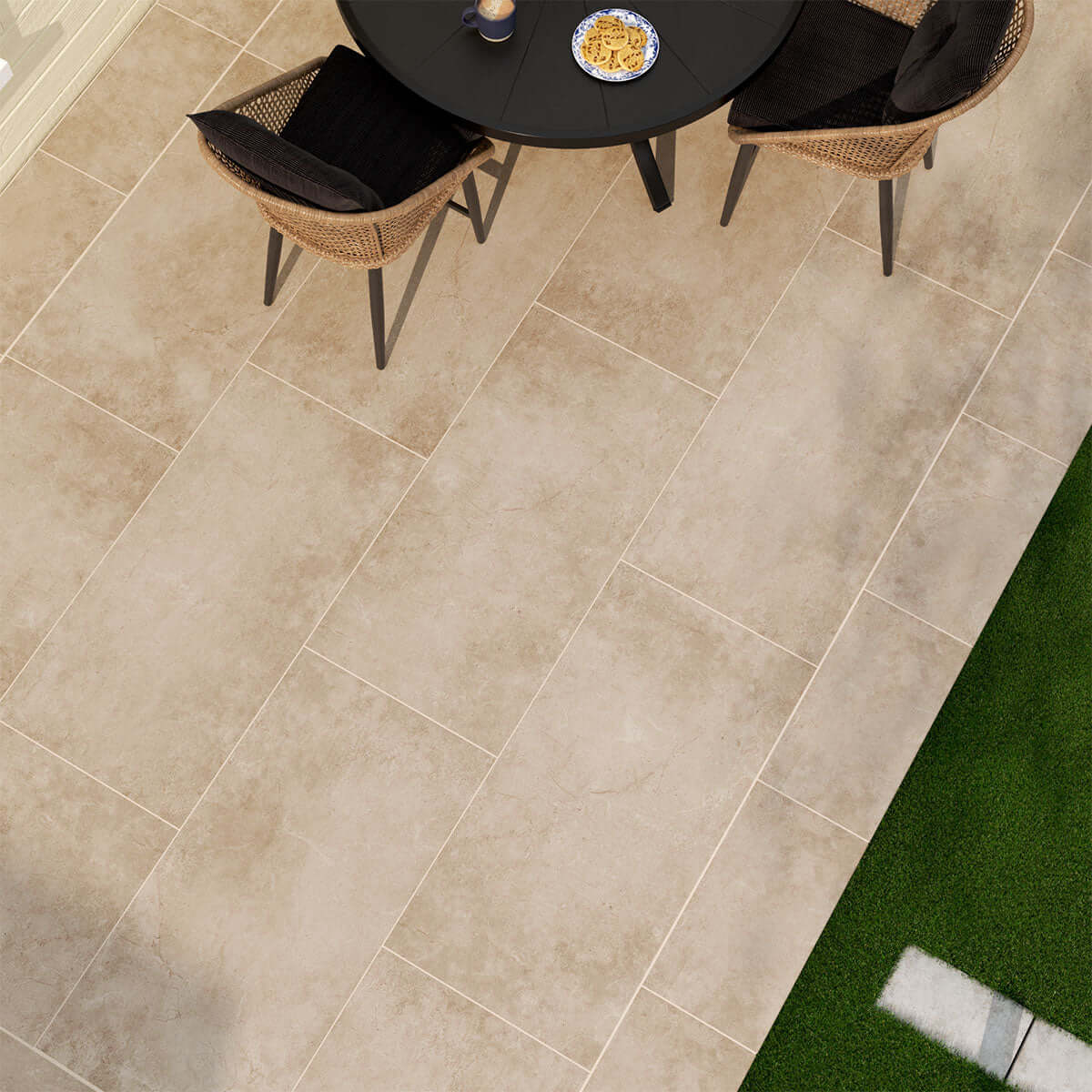 SORENO TAUPE 24X24 MATTE Floor or Wall Tile - Shop at Home Craft Studio - 10