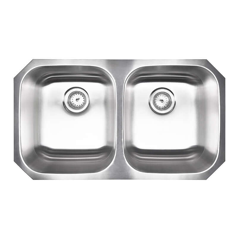 SS 18 GAU DOUBLE BOWL 50/50-3118 Kitchen & Vanity Sinks - Shop at Home Craft Studio - 2