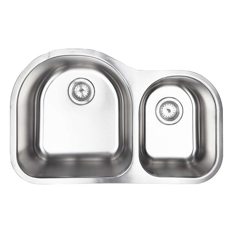 SS 18 GAU DOUBLE BOWL 60/40-3120 Kitchen Sinks - Shop at Home Craft Studio - 2