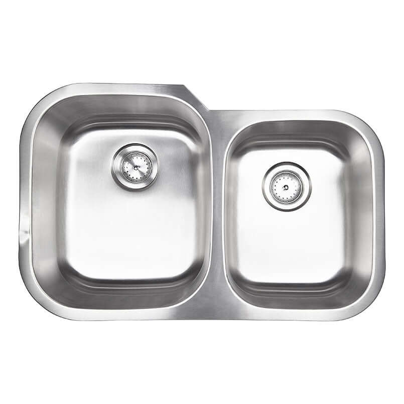SS 18 GAU DOUBLE BOWL 60/40-3120S Kitchen Sinks - Shop at Home Craft Studio - 2